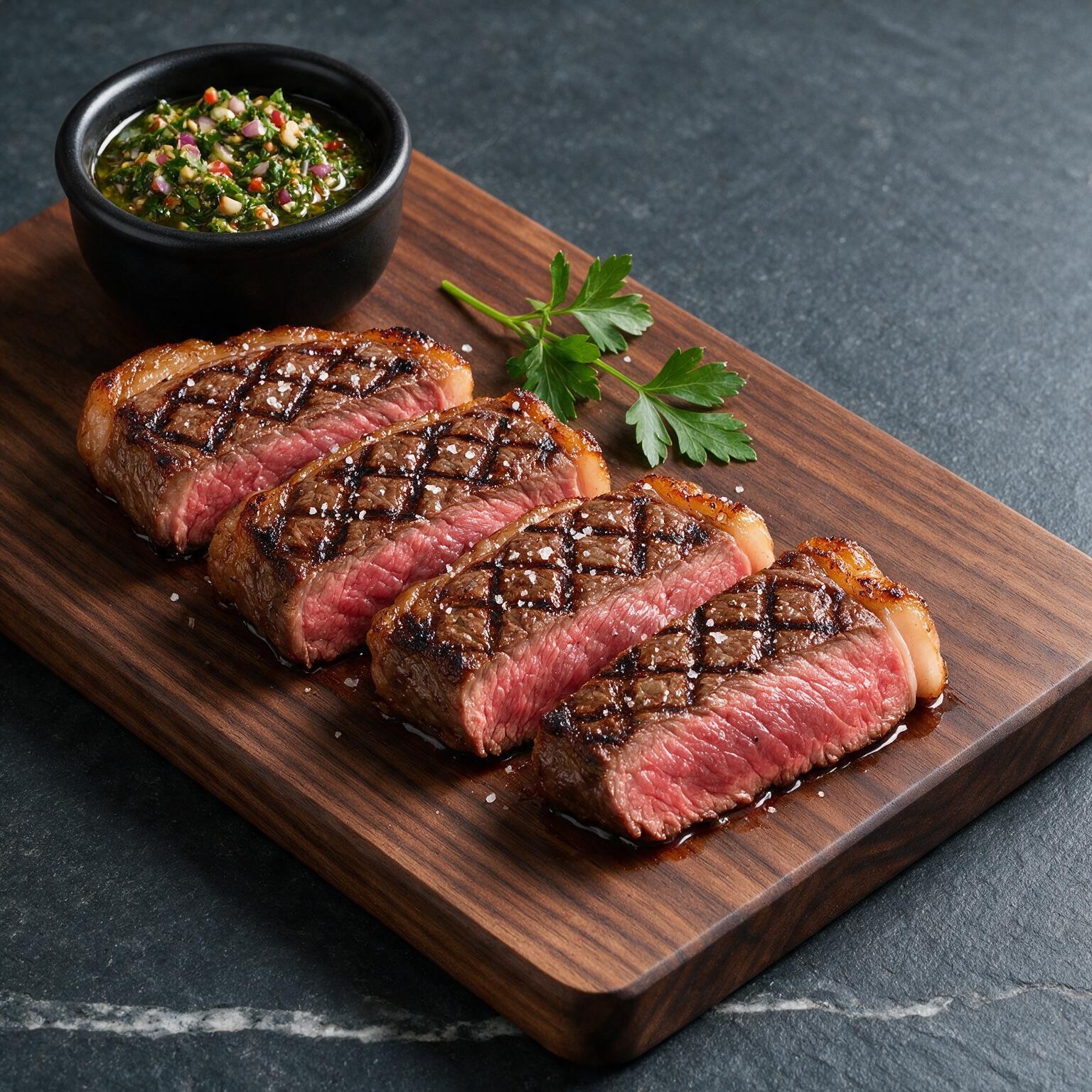 Picanha ao Sal de Parrilla e Chimichurri Caseiro