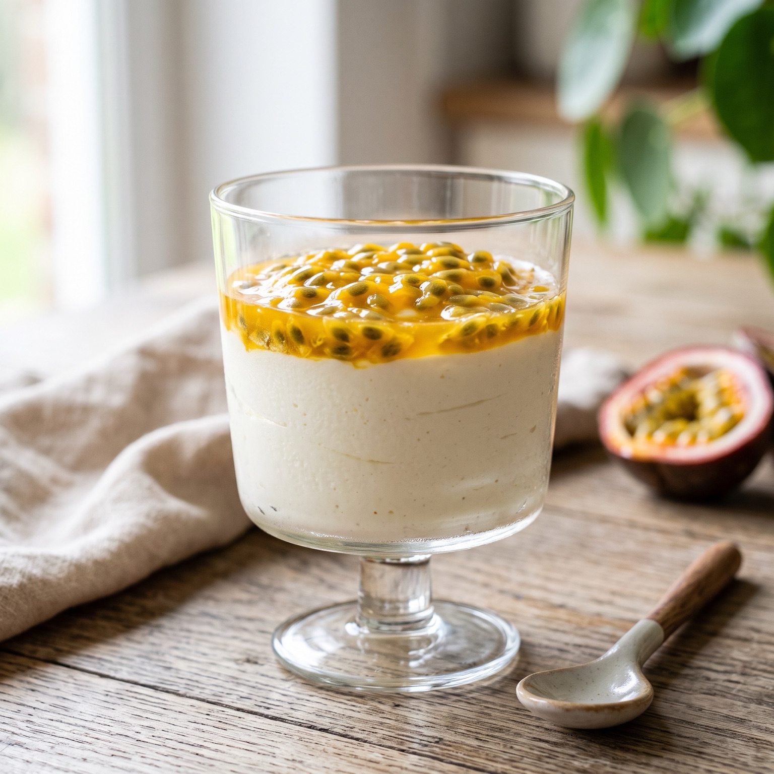 Mousse de Maracujá Saudável