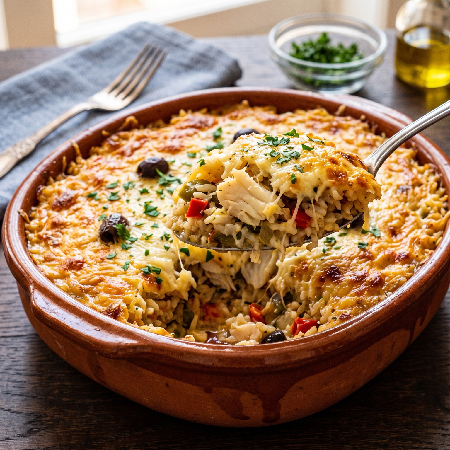 Arroz de Forno com Bacalhau